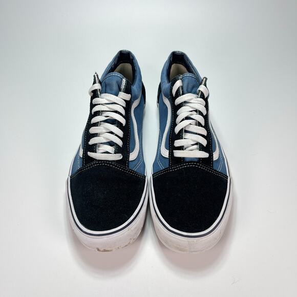 Vans Off The Wall Old Skool Slate Blue Athletic Skate Shoes Men's Size 13 - Picture 6 of 10